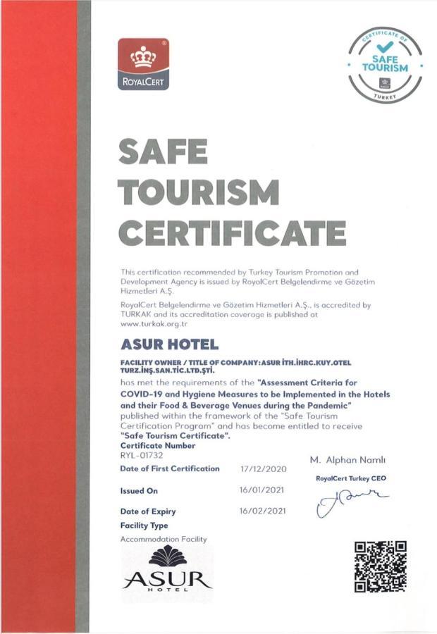 Asur Hotel Стамбул Екстер'єр фото